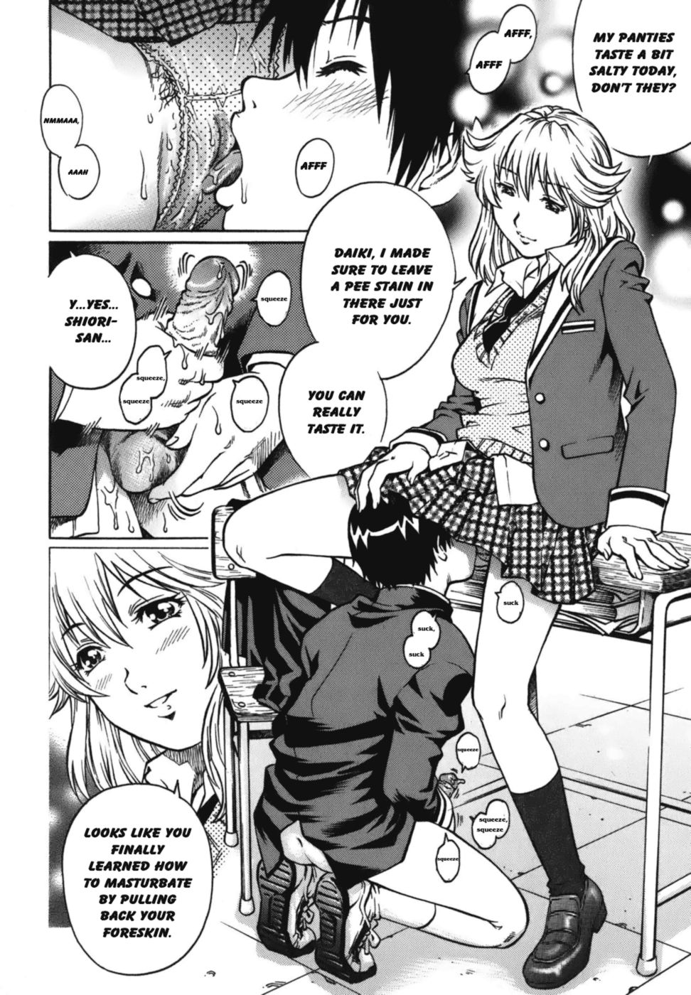 Hentai Manga Comic-Awkward Girl vs Virginal Masochist Boy-Read-2